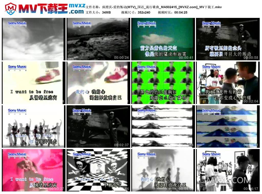 庾澄庆-爱的叛动(MTV)_国语_流行歌曲_MA502415